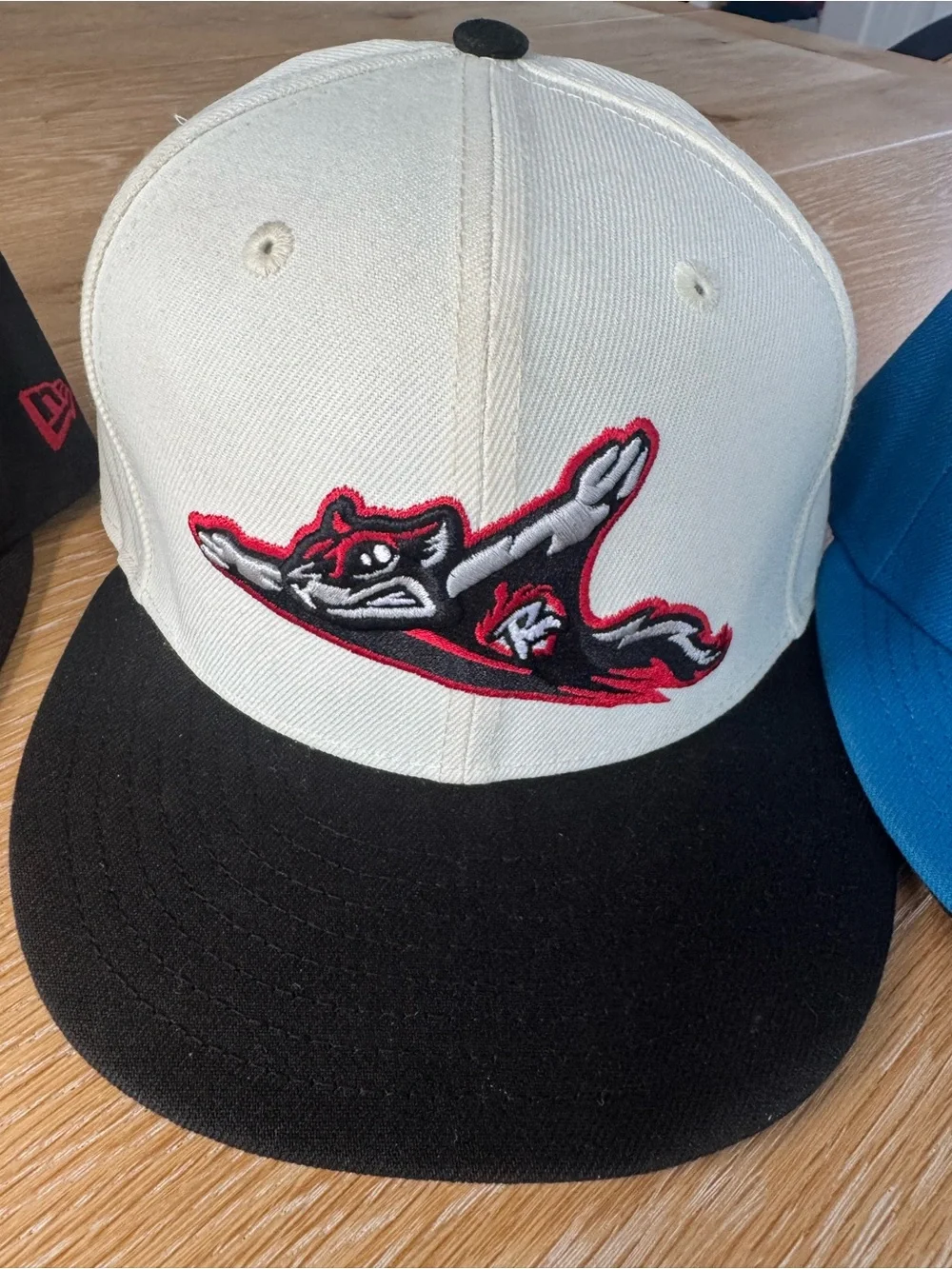 Bundle of 3 Fitted Hats - Richmond Flying Squirrels baseball Hats- Size 6 7/8
